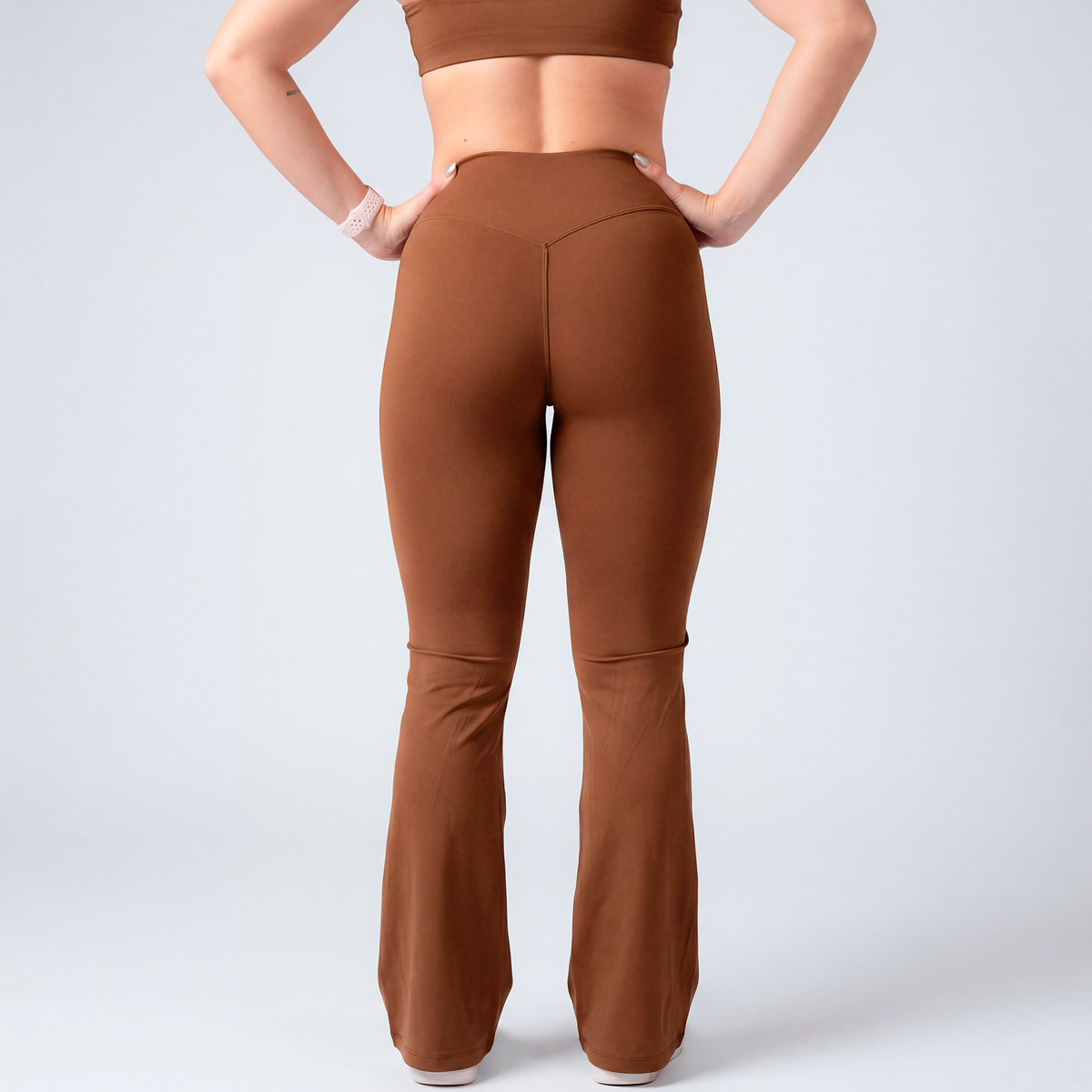 Leggings Flare marrón